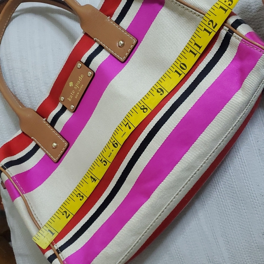 KATE SPADE KALEIGH OAK ISLAND STRIPED  PURSE